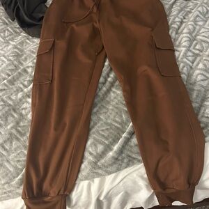 Rachel Zoe Men's Chocolate Cargo Pants